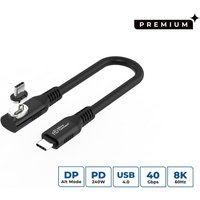 Microconnect MC-LS-USB4CC0.15-A USB cable USB4 Gen 3x2 0.15 m USB C Bl