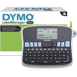 Dymo Labelmanager Desktop Label Maker | 360D Rechargeable Hand-Held La