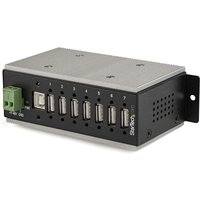 StarTech.com 7-Port USB 2.0 Hub - Metal Industrial USB-A Hub with ESD
