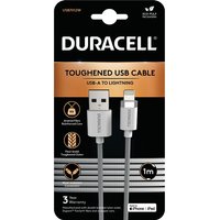 Duracell USB7012W lightning cable White