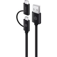 PcHubUK Enjoy 17% Discount on Alogic 1m USB 20 A to C Micro B Charging Cable