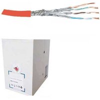 FDL CAT.6a S-FTP STRANDED PATCH CABLE LSZH (305M BOX) - RED