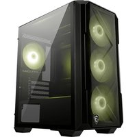 MSI MAG FORGE M120R AIRFLOW computer case Mini Tower Black. Transparen