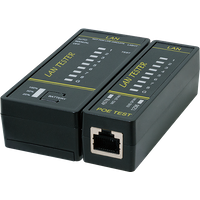 LogiLink Cable Tester LANtest & PoE Finder with magnet & light