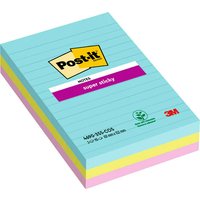 3M 7100234251 note paper Rectangle Green. Pink. Turquoise 90 sheets Se