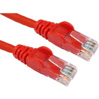 Cables Direct 10m Economy Gigabit Networking Cable - Red