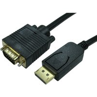 Cables Direct 2M DISPLAYPORT TO VGA CABLE