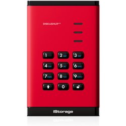Istorage Diskashur³ Ssd 8TB Red | Secure Portable Solid State Drive |
