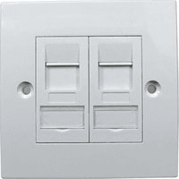 Cables Direct UT-899CAT6AFPL02 wall plate/switch cover White