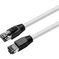 Microconnect MC-SFTP8075W networking cable White 7.5 m Cat8.1 S/FTP (S