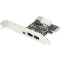 Digitus PCI Express Card. Firewire 1394a (3+1 ports)