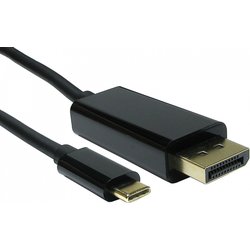 Cables Direct Usb C To Dp 4K @ 60HZ 1 M Usb Type-C Displayport Black