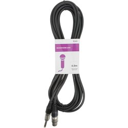 Qtx 190.087UK audio cable 6 m XLR (3-pin) 6.35mm Black