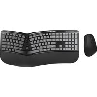Conceptronic ERGO Wireless Ergonomic Keyboard & Mouse Kit. QWERTY