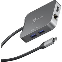 j5create JCD3191 4K60 Elite USB-C® Travel Adapter. Black