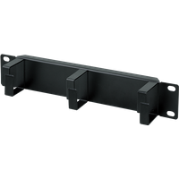 LogiLink 10" Cable Management Panel 1U. black. with 3 guide rings