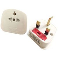 FDL US/ EUROPEAN TO UK MAINS ADAPTER - UK VISITOR ADAPTOR