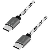 LogiLink CU0200 USB cable USB 2.0 USB C Black. White