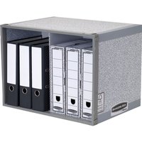 Bankers Box System Stax File Store - Grey Pack of 5
