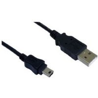 Cables Direct 2 m. USB2.0/mini USB2.0. M/M USB cable USB A Mini-USB B