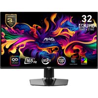 MSI MAG 321UP QD-OLED computer monitor 80 cm (31.5") 3840 x 2160 pixels 4K Ultra HD Black