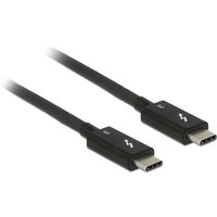 DeLOCK 84844 USB cable USB 3.2 Gen 2 (3.1 Gen 2) 0.5 m USB C Black