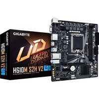 GIGABYTE H610M S2H V2 Motherboard - Supports Intel Core 14th CPUs, 4+1+1 Hybrid Phases Digital VRM, up to 5600MHz DDR5, 1xPCIe 3.0 M.2, GbE LAN, USB 3.2 Gen 1