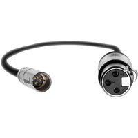 Kondor Blue KB-MXLR-16-Bk audio cable 0.4 m XLR mini XLR (3-pin) Black