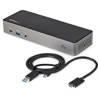 StarTech.com USB-C & USB-A Dock - Hybrid Universal Triple Monitor
