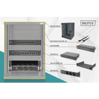 Digitus Network Set - 254 mm (10") - 9U. 312 x 300 mm (W xD)