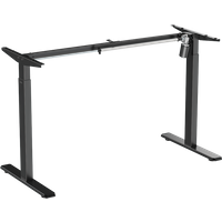 LogiLink Sit-stand desk frame. single motor. easy-use controller. blac