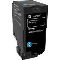 Lexmark 74C20C0 Toner-kit cyan return program. 3K pages ISO/IEC 19798