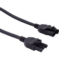 POWERDATA MALE TO FEMALE 3-POLE CONNECTOR LEAD 2M