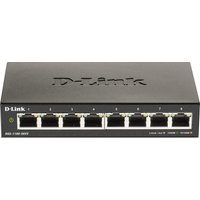 D-Link DGS-1100-08V2 Managed L2 Gigabit Ethernet (10/100/1000) Black
