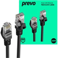 PREVO CAT6-BLK-20M networking cable Black