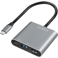 LogiLink 0.15M USB TYPE C TO USB TYPE C. HDMI & USB 3.0 ADAPTER
