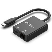 Microconnect USB3.1CETHPDBA cable gender changer USB C RJ-45 Black