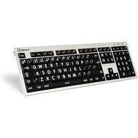 Logickeyboard LKB-LPRNTWB-CWMU-UK keyboard Office USB QWERTY UK Englis