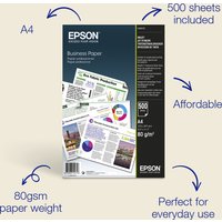PcHubUK Epson A4 Inkjet Business Paper 80gsm 500 sheets