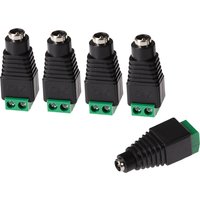 Maplin Female DC to Twin Cable to 5.5 x 2.1mm DC Power Plug for CCTV -