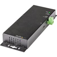 StarTech.com 4 Port USB C Hub 10Gbps - Metal Industrial USB-C Hub - 2x