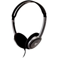 V7 HA310-2EP headphones/headset Wired Head-band Music Black. Silver
