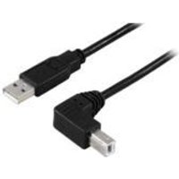 Microconnect USBAB2ANGLE10 USB cable 10 m USB A USB B Black
