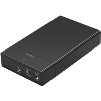 LogiLink 3.5" Extern. Encl. USB 3.2 Gen 1. screwless. black