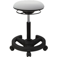 LogiLink Height adjustable mobile wobble stool. grey