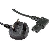 FDL 5M UK MAINS TO RIGHT ANGLED C7 POWER CABLE