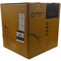 connektgear 305m Solid CAT6 UTP LS0H Network Cable Drum 23-AWG - Grey