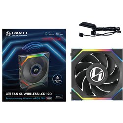 Lian Li Uni Fan Sl Wireless Lcd 120 Reverse Blade Computer Case 12 Cm
