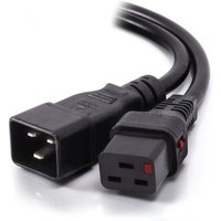 FDL 1M IEC C20 PLUG TO LOCKING IEC C19 SOCKET EXTENSION