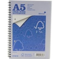 Silvine EVERYDAY A5 TWINWIRE NOTEBK